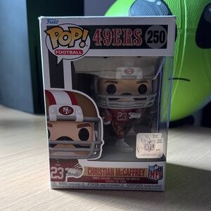 Funko Pop! 49ers Football Figure in Red and White - Christian McCaffrey #250